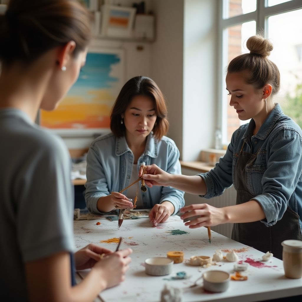 Workshop zu Malerarbeiten